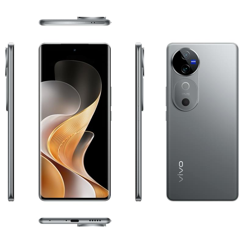 Смартфон Vivo V40 256GB Titanium Silver - фото #8, Technodom.kz