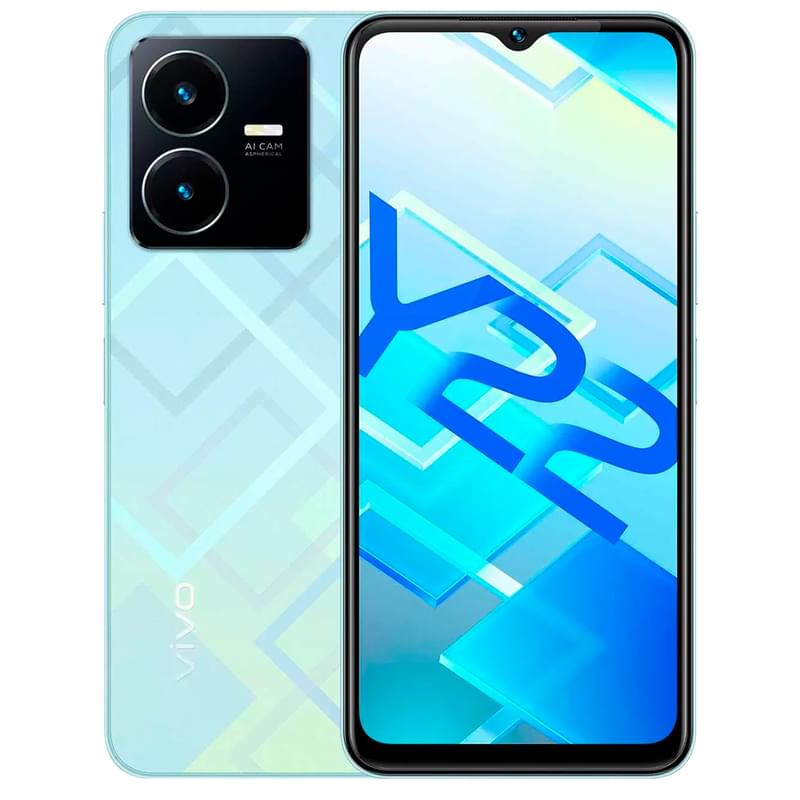 Смартфон Vivo Y22 4/64GB Metaverse Green - фото #0, Technodom.kz