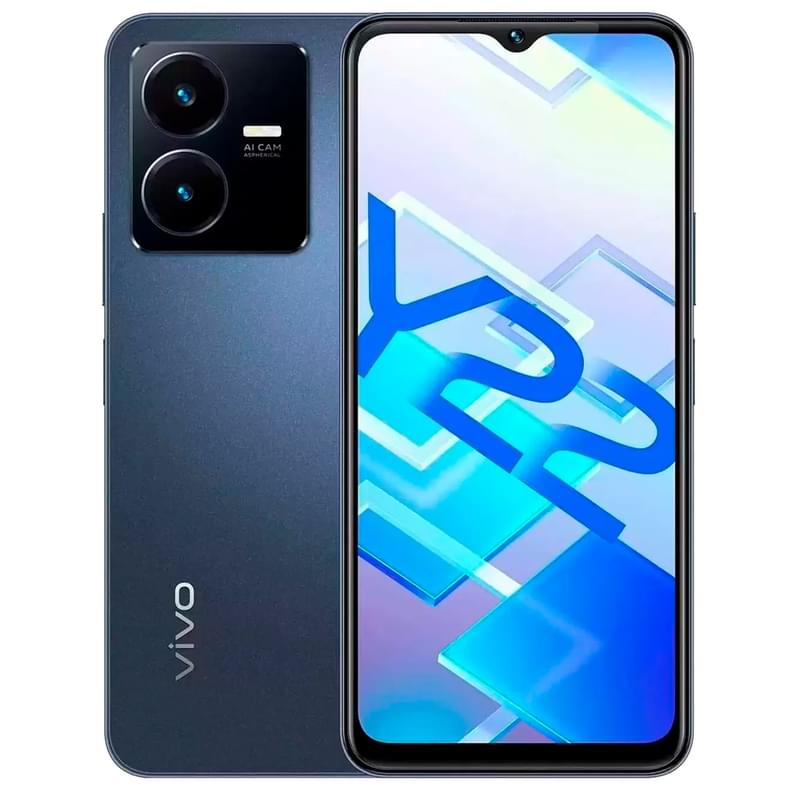Смартфон Vivo Y22 4/64GB Starlight Blue - фото #0, Technodom.kz