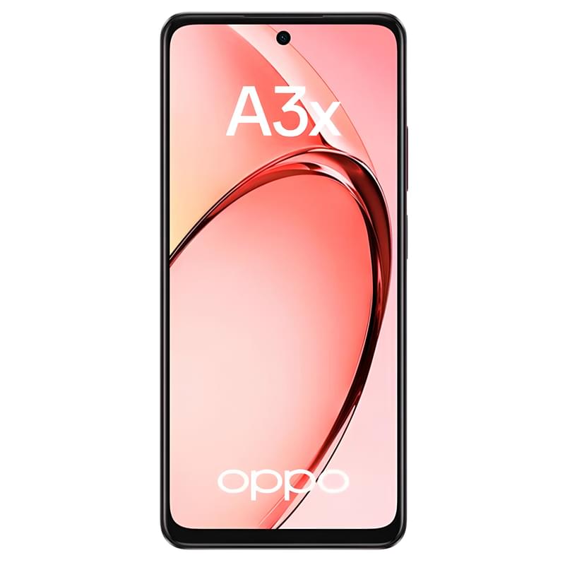 Смартфон GSM OPPO A3x 4/64Gb Тұмандық қызыл - фото #2, Technodom.kz