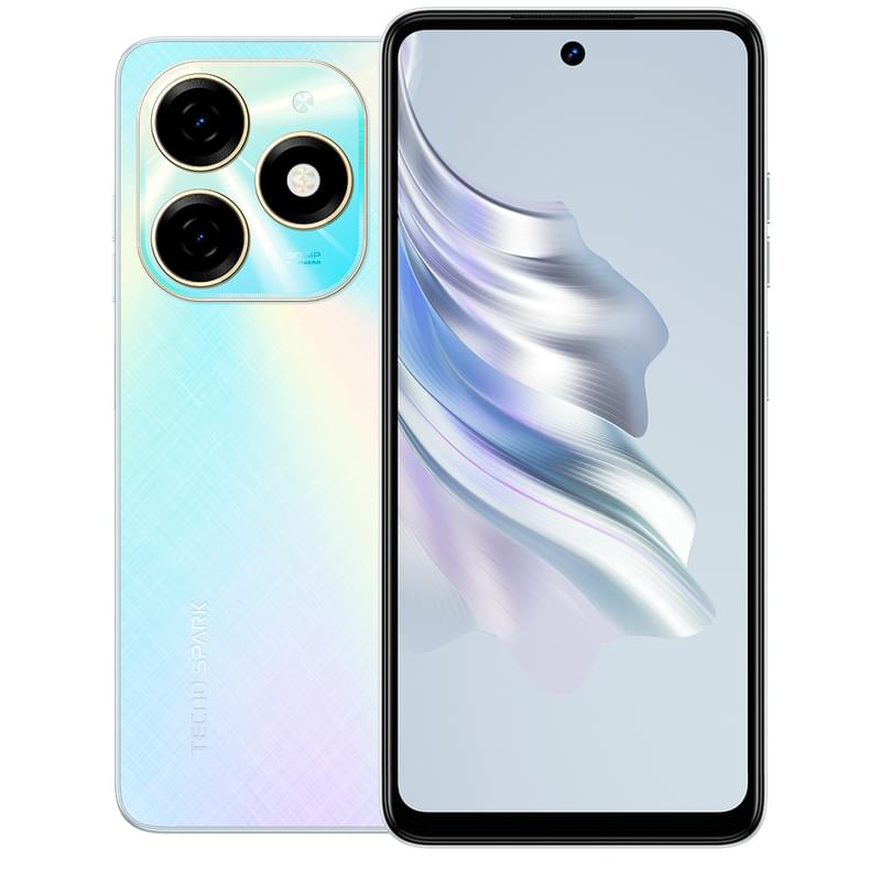 Смартфон Tecno Spark 20 8/128GB Cyber White - фото #0, Technodom.kz