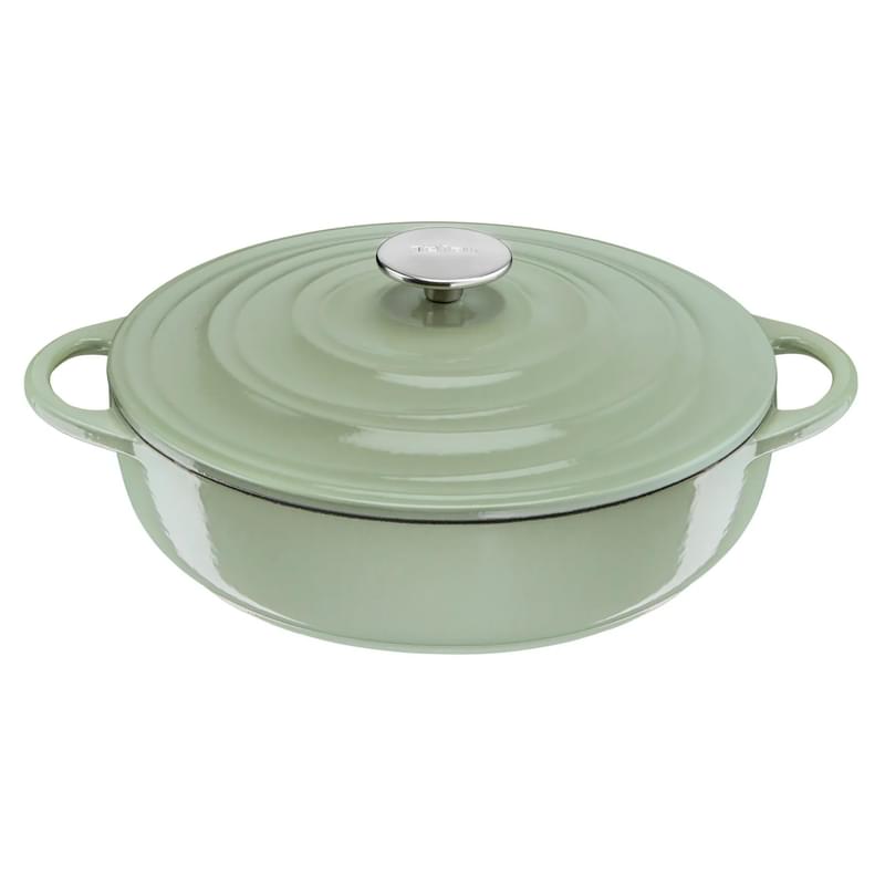 Lov (шойын) Tefal E2587204 қақпағы бар жақтауы биік табасы 28см жасыл - фото #0, Technodom.kz