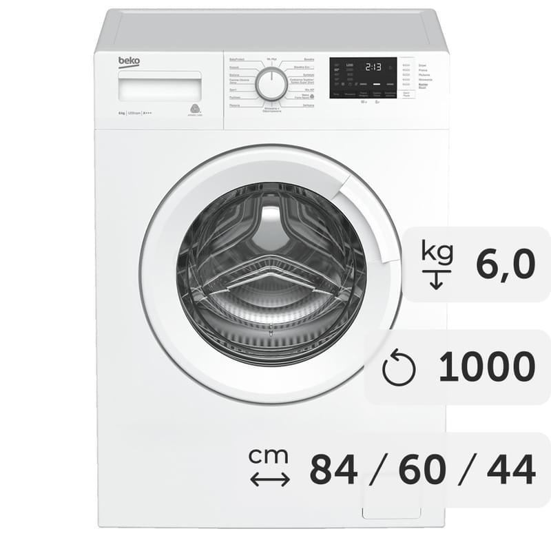 Стиральная машина Beko WRE-6512BWW - фото #0, Technodom.kz