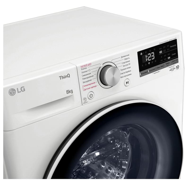 Кір жуғыш машина LG F2V5PS0W - фото #2, Technodom.kz