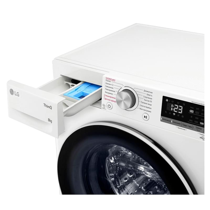 Кір жуғыш машина LG F2V5PS0W - фото #4, Technodom.kz