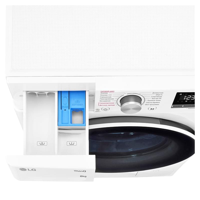 Кір жуғыш машина LG F2V5PS0W - фото #6, Technodom.kz