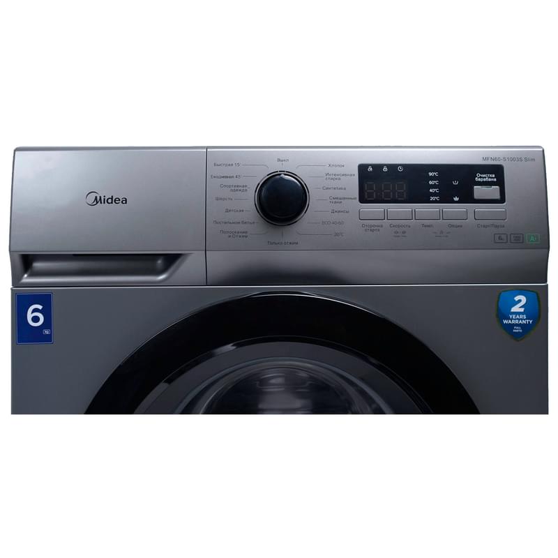 Стиральная машина Midea MFN60-S1003S - фото #4, Technodom.kz