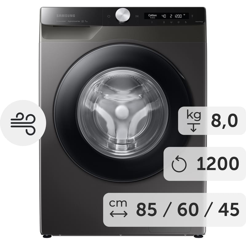 Стиральная машина Samsung WW80AG6S28AXLD - фото #0, Technodom.kz