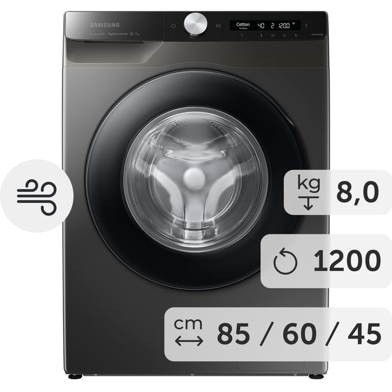 Кір жуғыш машина Samsung WW80AG6S28AXLD - фото #0, Technodom.kz