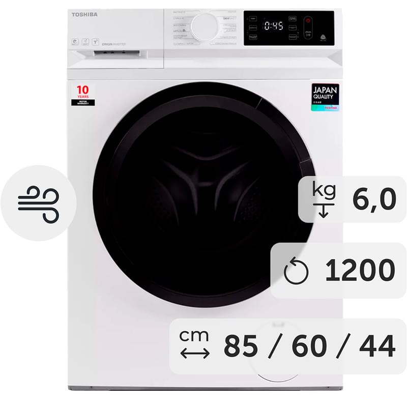 Стиральная машина Toshiba TW-BL70A2UZ(WK) - фото #0, Technodom.kz