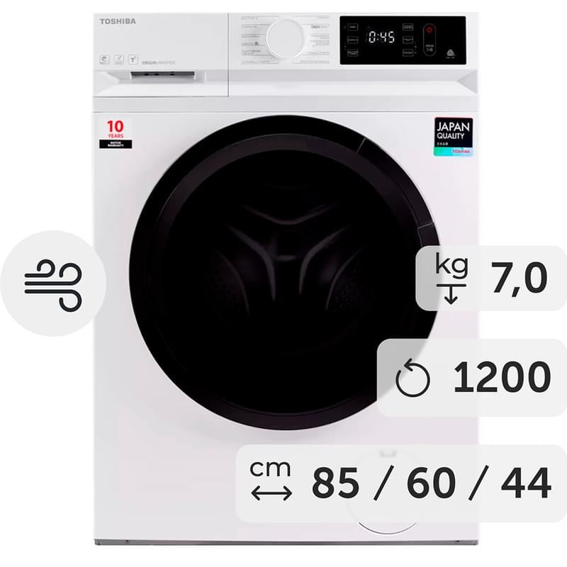 Стиральная машина Toshiba TW-BL80A2UZ(WK) - фото #0, Technodom.kz