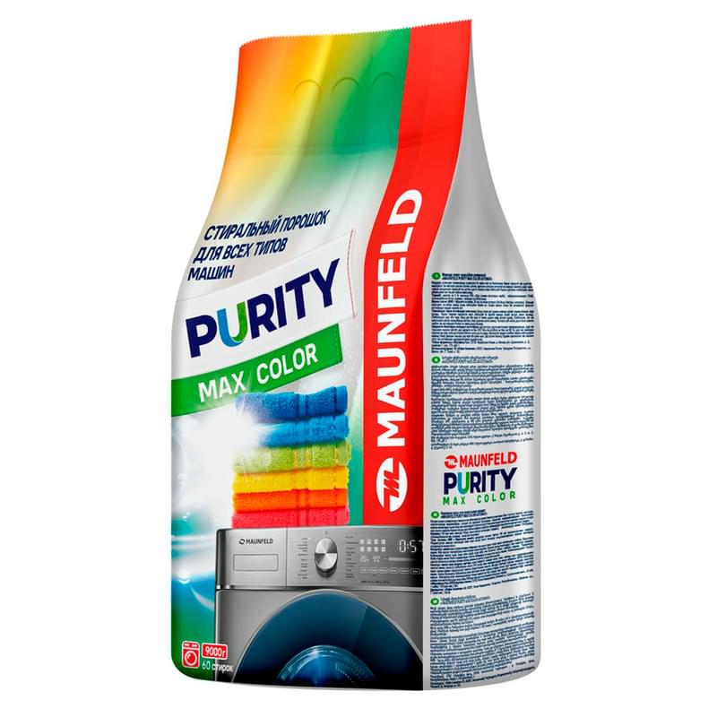 Maunfeld Purity Max Color Automat 9000г (MWP9000CA) кір жуғыш ұнтағы - фото #0, Technodom.kz