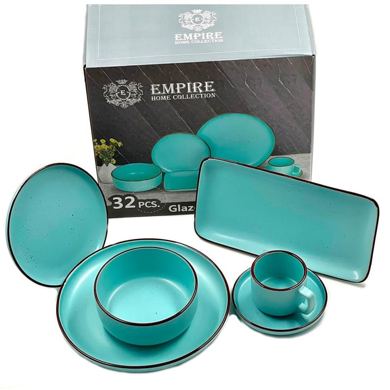Empire H2023-550 көк ас-үй жиынтығы 32 бұйым - фото #0, Technodom.kz