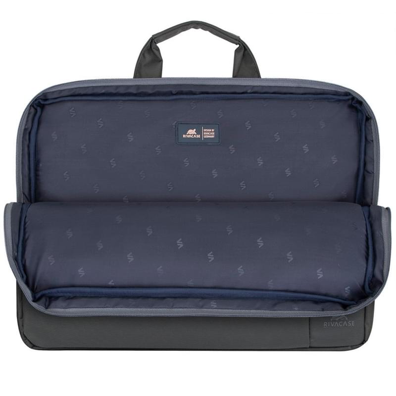 Сумка для ноутбука 15,6" Riva 8231, Grey - фото #3, Technodom.kz