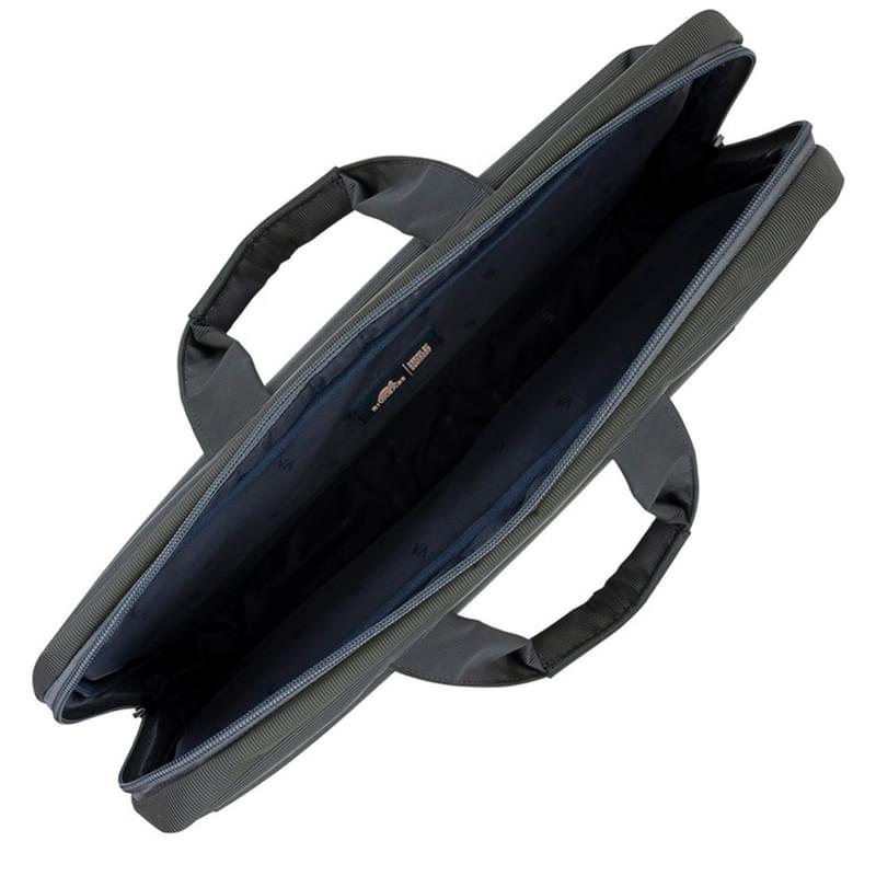 Сумка для ноутбука 15,6" Riva 8231, Grey - фото #4, Technodom.kz