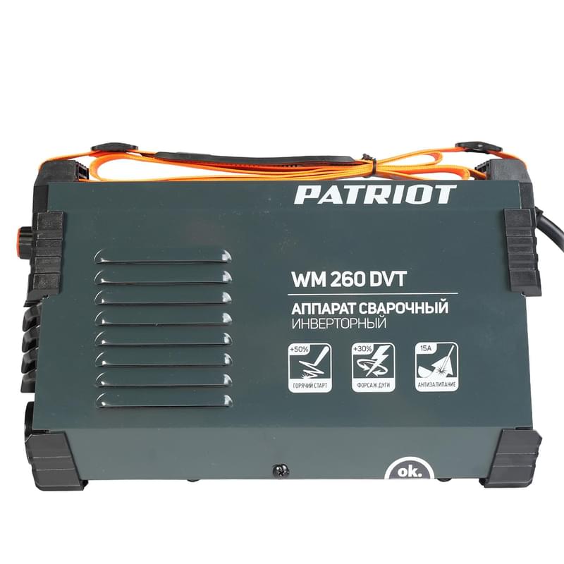 Сварочный аппарат инверторный PATRIOT WM260DVT MMA (605302026) - фото #1, Technodom.kz Сварочный аппарат инверторный PATRIOT WM260DVT MMA (605302026) - фото #1, Technodom.kz