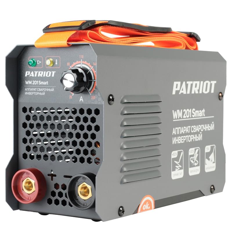 PATRIOT WM 201 Smart MMA (605302137) дәнекерлейтін инверторлы аппараты - фото #0, Technodom.kz