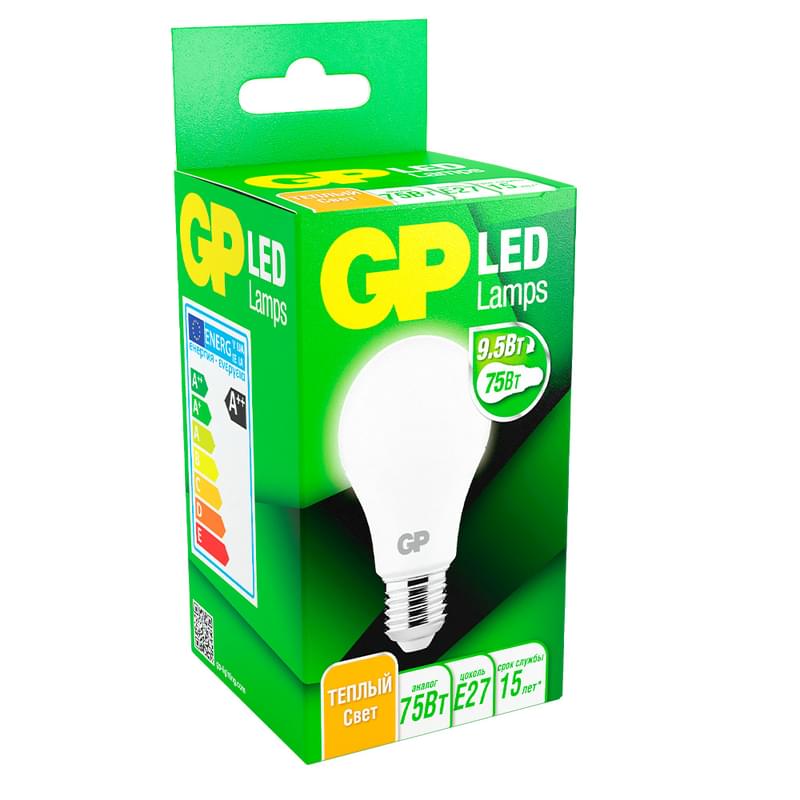 Светодиодная лампа GP 9,5W 2700К 1055lm E27 Тёплый - фото #1, Technodom.kz
