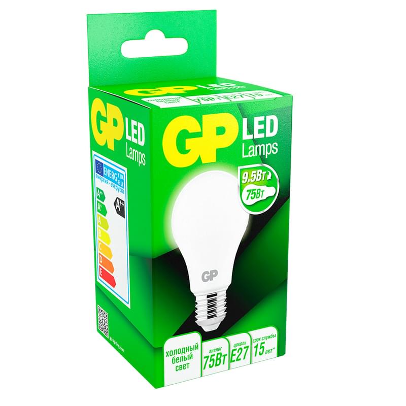 Светодиодная лампа GP 9,5W 4000К 1055lm E27 Нейтральный - фото #1, Technodom.kz