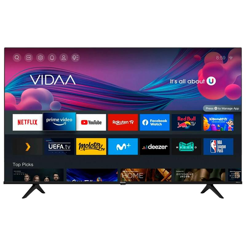 Телевизор Hisense 85" 85A6BG UHD Smart Black (4K) - фото #0, Technodom.kz