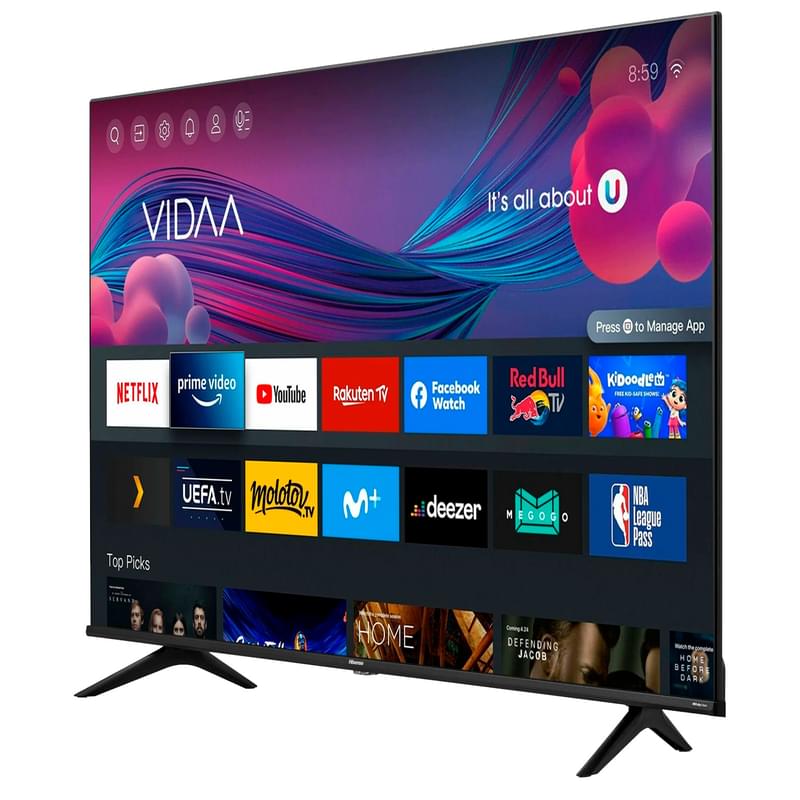 Телевизор Hisense 85" 85A6BG UHD Smart Black (4K) - фото #2, Technodom.kz