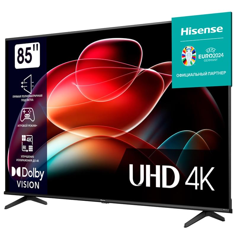 Телевизор Hisense 85" 85A6K UHD Smart Black - фото #1, Technodom.kz Телевизор Hisense 85" 85A6K UHD Smart Black - фото #1, Technodom.kz