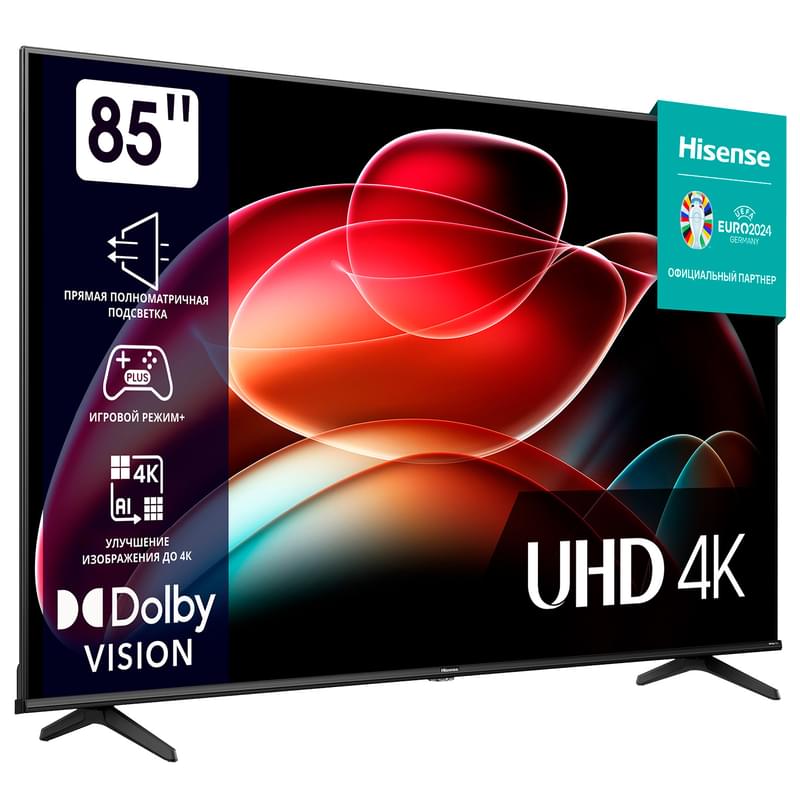 Телевизор Hisense 85" 85A6K UHD Smart Black - фото #2, Technodom.kz Телевизор Hisense 85" 85A6K UHD Smart Black - фото #2, Technodom.kz