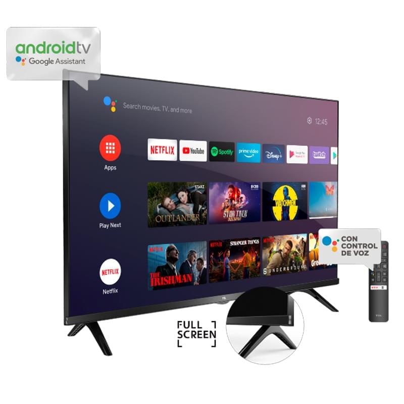 Телевизор TCL 32" 32S65A LED FHD Android Black - фото #4, Technodom.kz