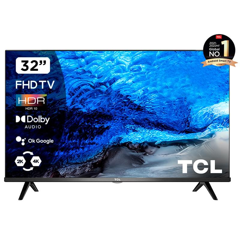Телевизор TCL 32" 32S65A LED FHD Android Black - фото #0, Technodom.kz