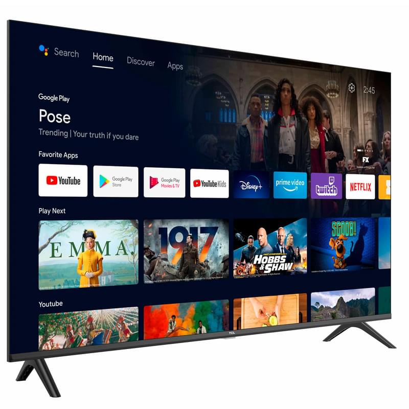 Телевизор TCL 40'' 40S5400A FHD Android Black - фото #4, Technodom.kz