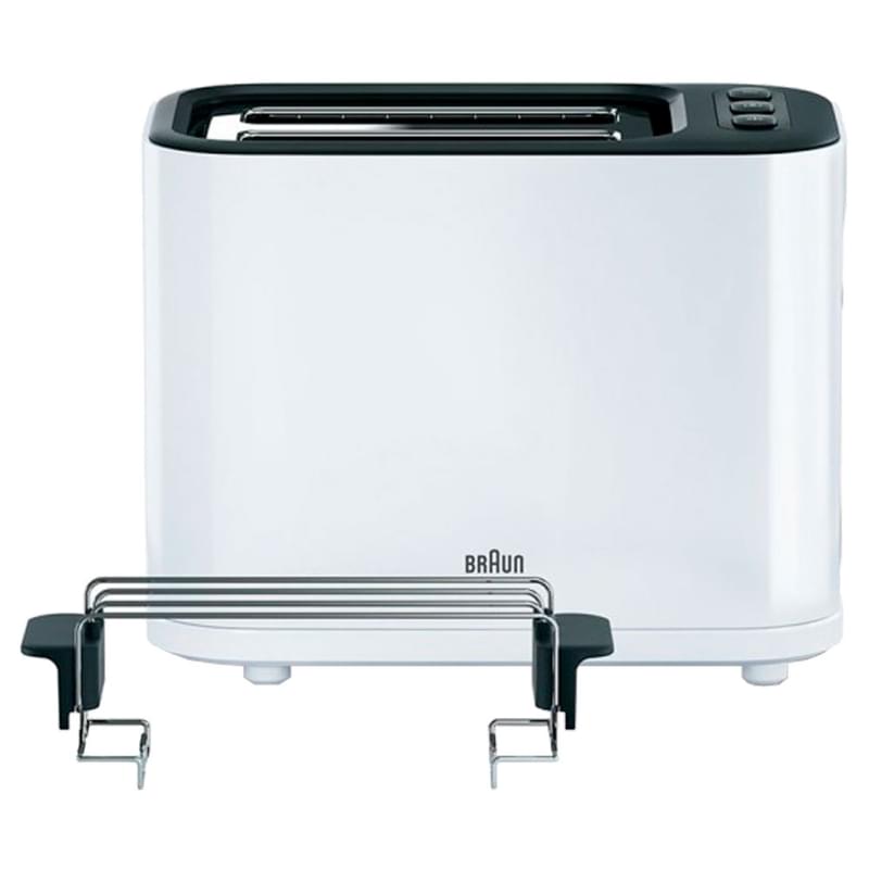 Тостер Braun HT-3010WH - фото #1, Technodom.kz Тостер Braun HT-3010WH - фото #1, Technodom.kz