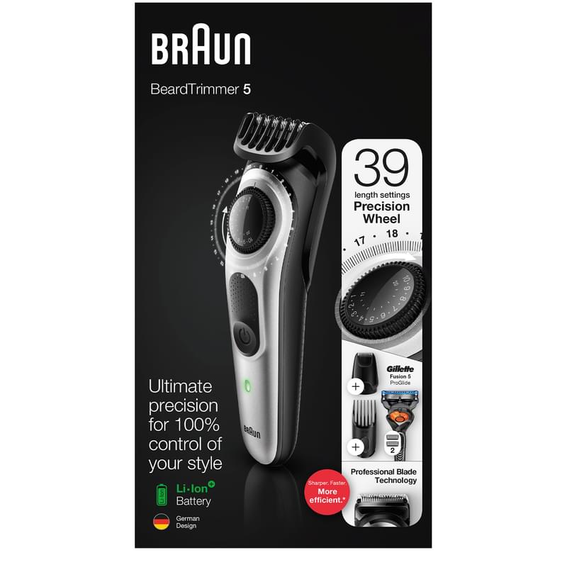 Триммер Braun BT-5265 BLK/MTSILV - фото #9, Technodom.kz