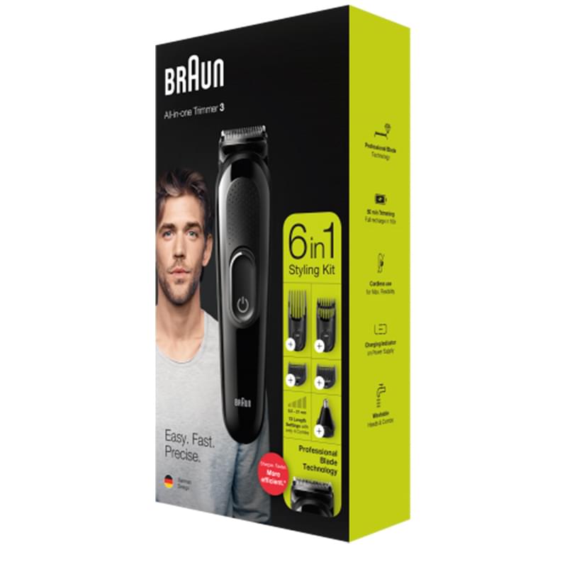 Триммер Braun MGK-3220 BLK/BLK - фото #4, Technodom.kz