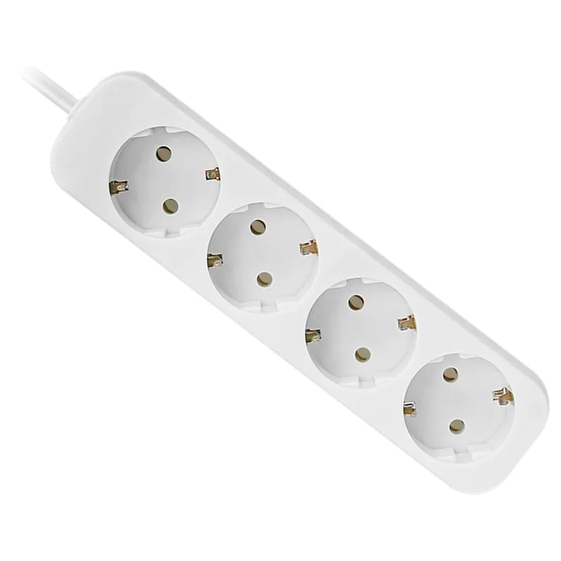 E430 жерге қосқышы бар Defender ұзартқышы, 3м, 4 розетка, 10А, (Defender 99226) - фото #0, Technodom.kz