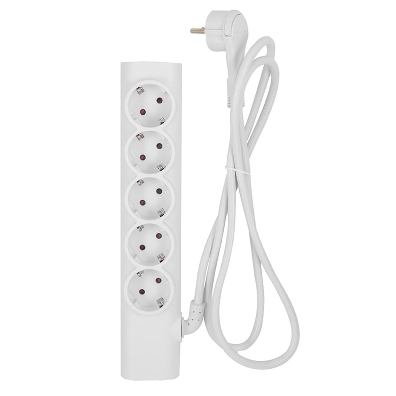 Удлинитель СТАРТ 1,5м, 5 розеток, 16A, 2хUSB, белый (4610116223765) - фото #5, Technodom.kz