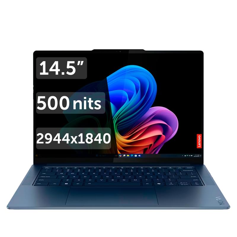 14,5'' Lenovo Yoga Slim 7 14Q8X9 Copilot+ PC Ноутбугі (Snapdragon X1E78100-32-1-W) (83ED0049RK) - фото #0, Technodom.kz
