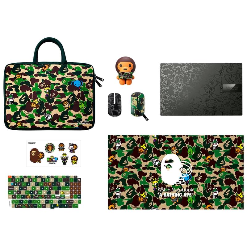 Ультрабук Asus Vivobook S 15 OLED BAPE Edition i9-13900H / 16ГБ / 1000SSD / 15.6 / Win11 / (K5504VA-MA262W) - фото #11, Technodom.kz