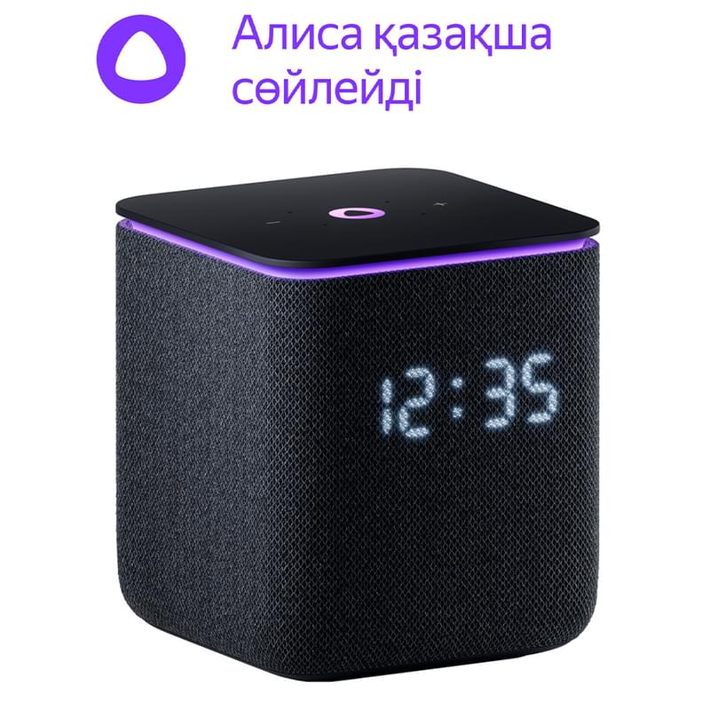 Умная колонка Яндекс Станция Миди, Черная (YNDX-00054 Black) - фото #0, Technodom.kz