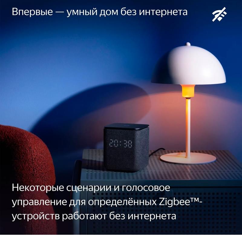 Яндекс Станция Миди ақылды үндеткіші, Таңқурай (YNDX-00054 Black) - фото #4, Technodom.kz
