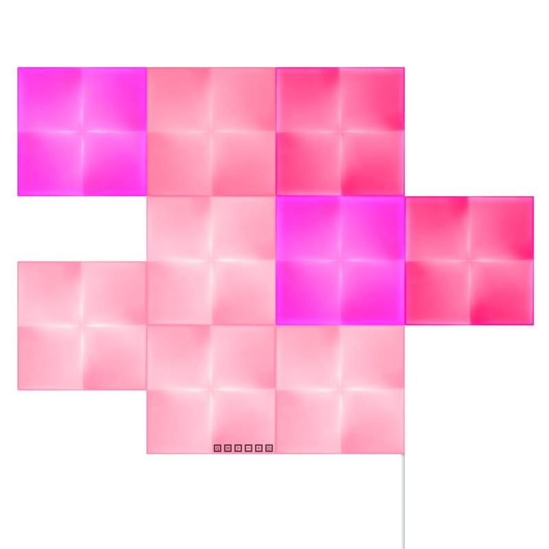 Ақылды жарықтандыру жүйесі Nanoleaf Canvas Square - 9 панель (NL29-0002SW-9PK) - фото #0, Technodom.kz