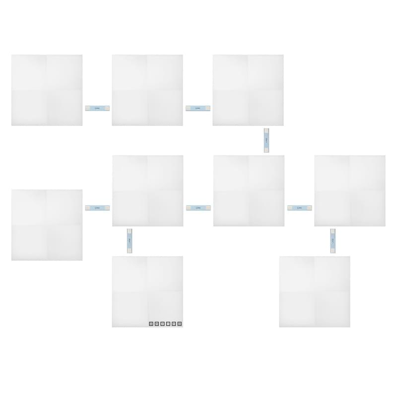 Ақылды жарықтандыру жүйесі Nanoleaf Canvas Square - 9 панель (NL29-0002SW-9PK) - фото #1, Technodom.kz Ақылды жарықтандыру жүйесі Nanoleaf Canvas Square - 9 панель (NL29-0002SW-9PK) - фото #1, Technodom.kz