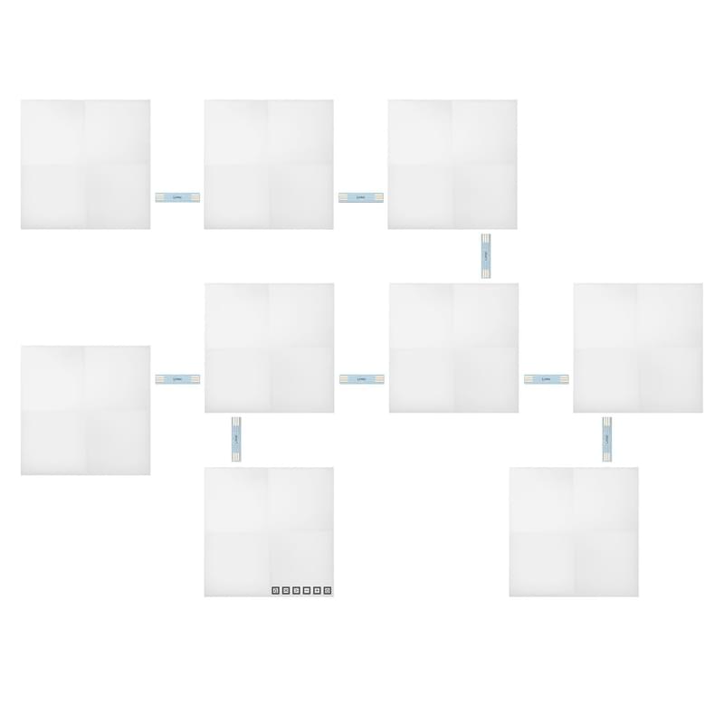 Ақылды жарықтандыру жүйесі Nanoleaf Canvas Square - 9 панель (NL29-0002SW-9PK) - фото #1, Technodom.kz