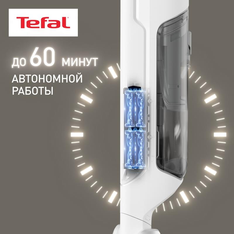 Вертикальный моющий пылесос X-Clean10 Tefal GF-7540F0 - фото #4, Technodom.kz
