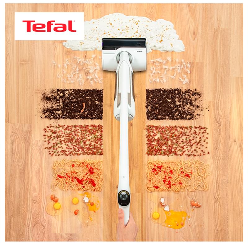 Вертикальный моющий пылесос X-Clean10 Tefal GF-7540F0 - фото #16, Technodom.kz