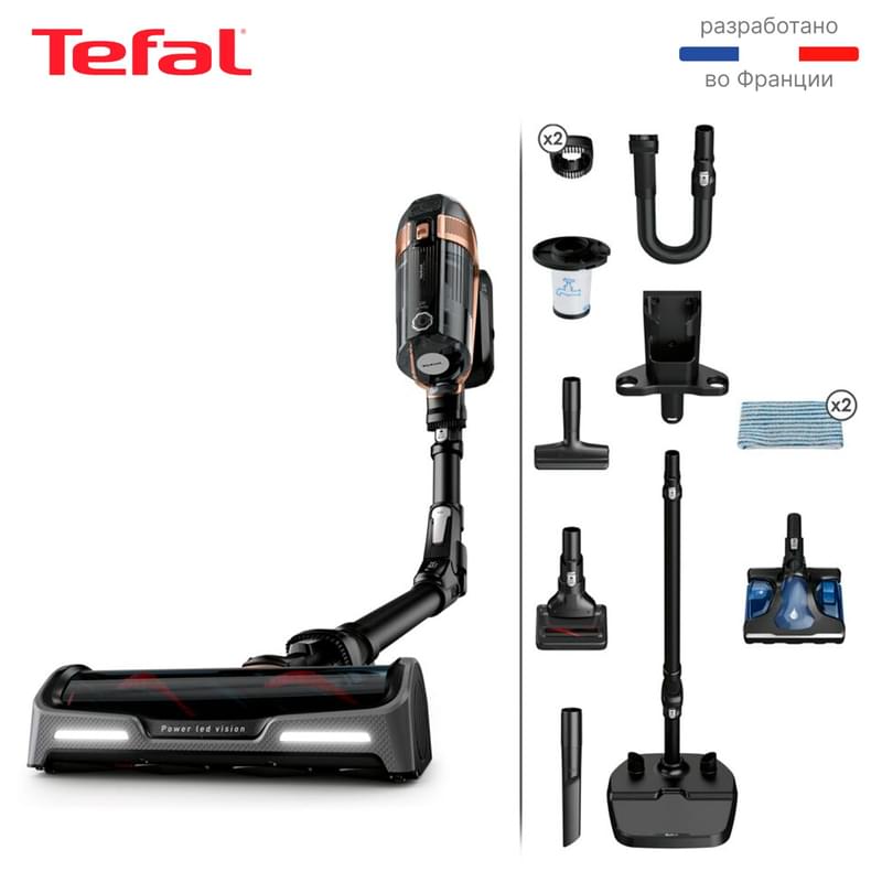 Вертикальный моющий пылесос Tefal X-Force Flex 15.60 TY-99G1WO - фото #12, Technodom.kz