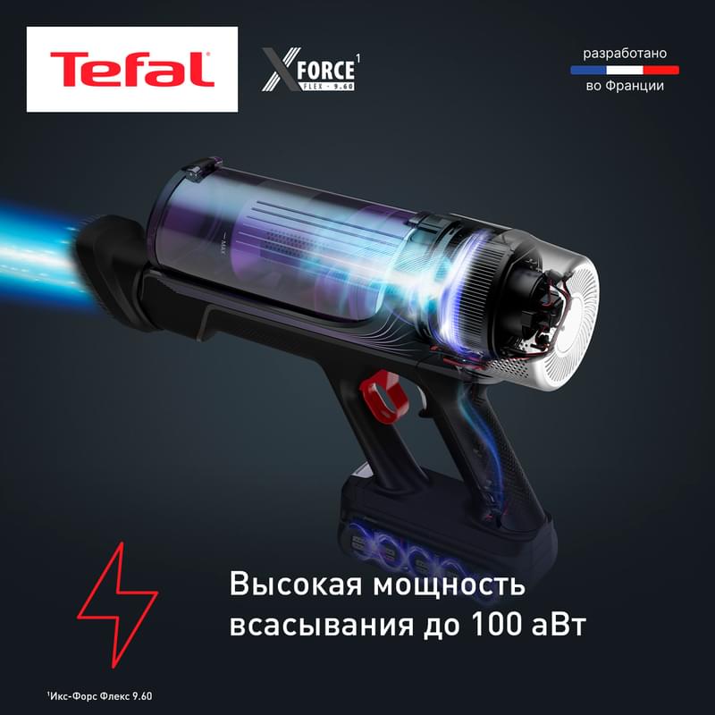 Беспроводной пылесос Tefal X-Force Flex 9.60 TY2038WO - фото #2, Technodom.kz