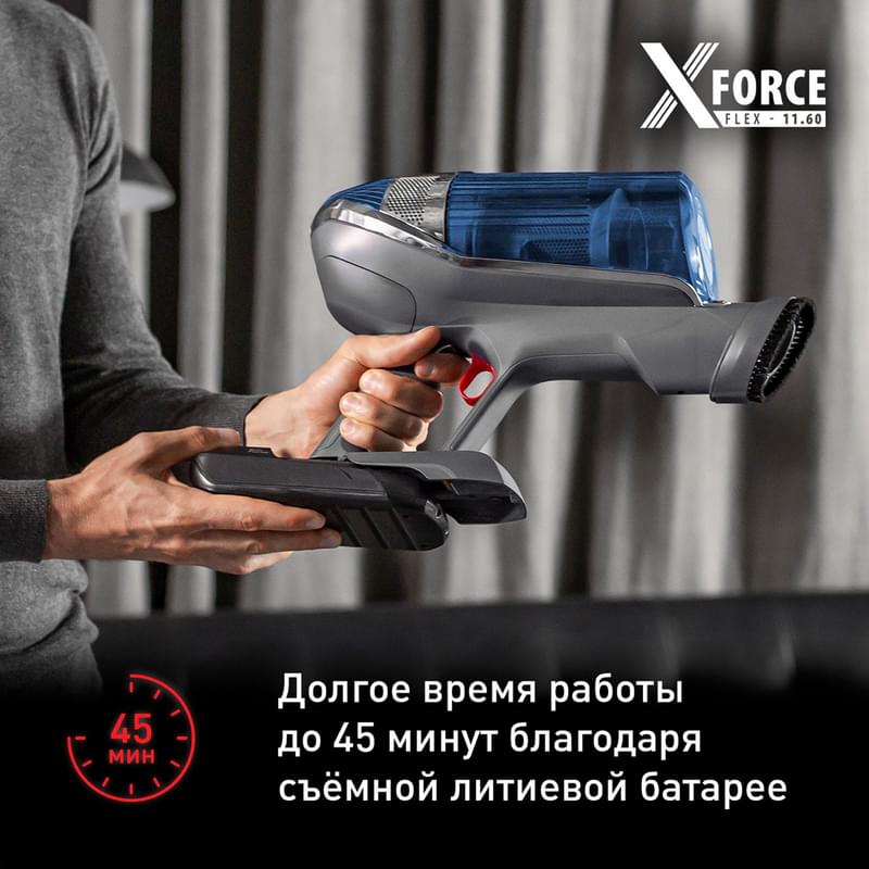 Вертикальный моющий пылесос Tefal X-Force Flex 11.60 TY-9890WO - фото #6, Technodom.kz
