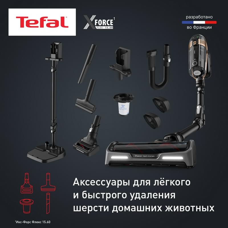 Беспроводной пылесос Tefal X-Force Flex 15.60 Pro TY-99F1WO - фото #10, Technodom.kz