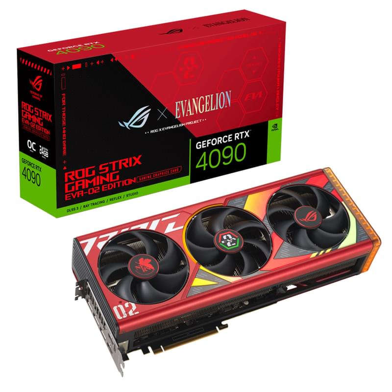 Видеокарта ASUS ROG STRIX 4090 OC EVA-02 EDITION 24GB 384bit/G6X (2HDMI+3DP) - фото #11, Technodom.kz Видеокарта ASUS ROG STRIX 4090 OC EVA-02 EDITION 24GB 384bit/G6X (2HDMI+3DP) - фото #11, Technodom.kz