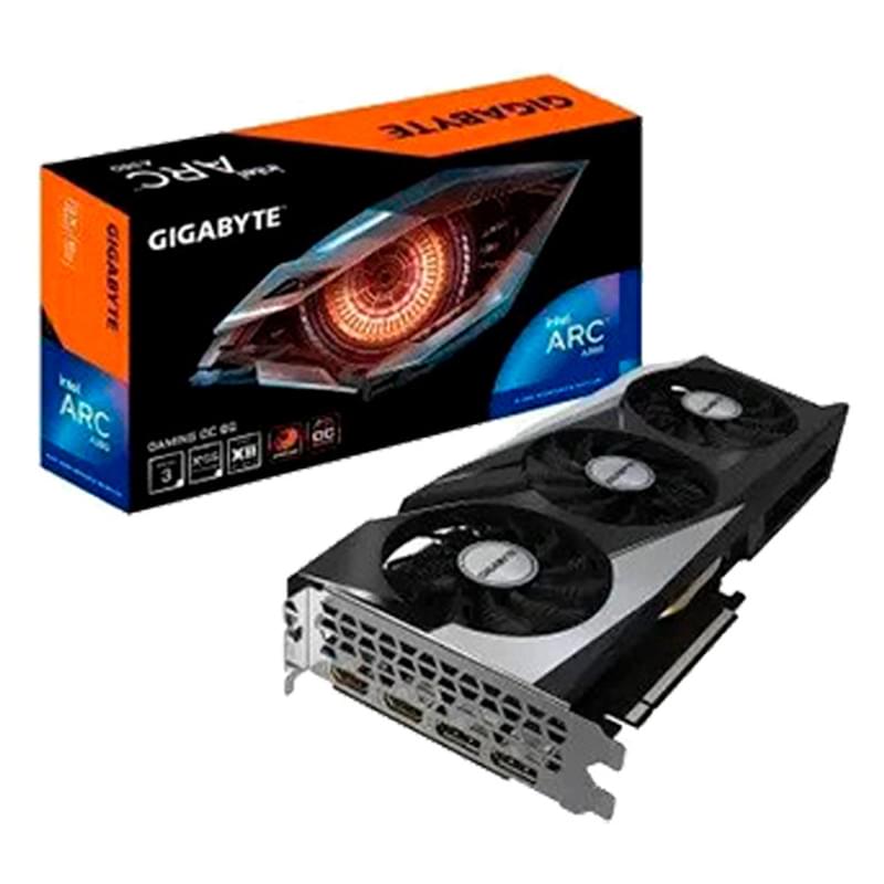 Видеокарта Gigabyte Intel Arc A380 Gaming 6GB 96bit/G6 (2xHDMI+2xDP)(GV-IA380GAMING OC-6GD) - фото #1, Technodom.kz